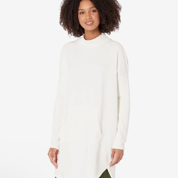 (A8) bobi Los Angeles Drop Shoulder Tunic, in cream, Size Medium, NWT - Picture 5 of 7